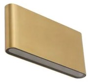 Απλίκα Φωτιστικό Τοίχου LED 2x5W ΙΡ54 17,5cm Semi M Nowodvorski 11366 Ορείχαλκος