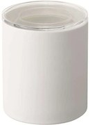 Βάζο Αποθήκευσης WH Large LBTYMZK5116 10,5x10,5x12cm White Yamazaki Ceramic,Polyresin