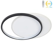 Φωτιστικό οροφής LED 53W 46Χ39Χ5,5 εκ. μαύρο με controller - GLOBOBOX 602175-602175-Μαύρο 602175
