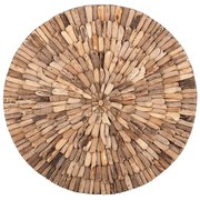 Διακοσμητικό τοίχου Wargrene pakoworld φυσικό drift ξύλο Φ60x6εκ