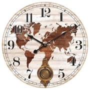 Ρολόι Τοίχου MDF Φ58x4cm 14650023 ArteLibre-14650023-Χρυσό 14650023
