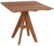 Τραπέζι LEO C9622.11 Τετράγωνο απο Μασίφ Ξύλο TEAK Φυσικό 80x80x75Y εκ. 80x80x75 εκ.