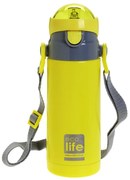 Ecolife Θερμός Παιδικός Kids Thermos Yellow 400ml Κίτρινο 33-BO-2996