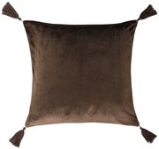 Βελουτέ Διακοσμητικό Μαξιλάρι (50x50) Kentia Stylish Ivanna 04 Brown