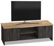 Έπιπλο τηλεόρασης Cube Megapap από μελαμίνη χρώμα pine - industrial grey 120x30x40εκ.-GP022-0076,2