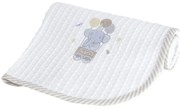 Κουβέρτα Βρεφική Πικέ Magic Party White-Beige Nima Λίκνου 80x110cm 100% Βαμβάκι