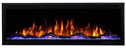 Ηλεκτρικό Τζάκι Ένθετο-Επιτοίχιο 1600W Εφέ φλόγας Luxurius-S500 Hitense-LUXURIUS-S500-Μαύρο LUXURIUS-S500