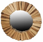 Τοίχο καθρέφτη DKD Home Decor Έλατο Κρυστάλλινο Φυσικό 60 x 4 x 60 cm Αλουμίνιο Vintage Alpino Αρχεία καταγραφής