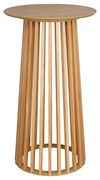 Τραπέζι μπαρ Domonic pakoworld mdf φυσικό Φ60x105εκ (1 τεμάχια)