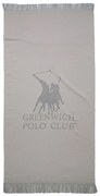 Πετσέτα Θαλάσσης 3778 Grey Greenwich Polo Club Θαλάσσης 80x170cm 100% Cotton