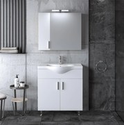 Σετ Mπάνιου SIENA 75 Λευκό 75x46x160 εκ.