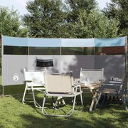 vidaXL Ανεμοφράκτης Κάμπινγκ Μπλε Αδιάβροχος 366x152x152 εκ.