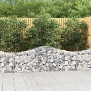 Συρματοκιβώτια Τοξωτά 6 τεμ. 200x30x60/80 εκ. Γαλβαν. Ατσάλι 3145392