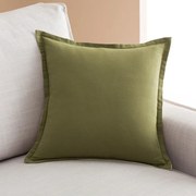 Μαξιλαροθήκη Light Veil Nature Green/Vanilla 43x43cm - Gofis Home 309/30