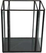 Κηροπήγιο ArteLibre Μαύρο Μέταλλο 18x13x21cm