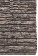 Χαλί Γιούτας Με Ρίγα 00.02.23540 Natural-Black 60X90cm