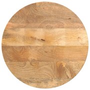 vidaXL Επιφάνεια Τραπεζιού Στρογγυλή Ø60x2,5εκ Μασίφ Ξύλο Μάνγκο