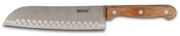 Μαχαίρι Santoku Terrestrial 10-058-053 29,5cm Inox-Brown Nava Ανοξείδωτο Ατσάλι