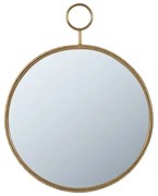 Artekko Mirror Καθρέπτης Τοίχου Μέταλλο Γυαλί Χρυσό (57x4.5x72)cm