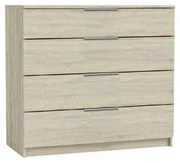 Συρταριέρα DRAWER 4-Σ 80x40x83cm Sonoma
