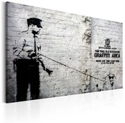 Πίνακας - Graffiti Area (Police and a Dog) by Banksy 90x60