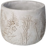 Κασπώ ArteLibre Λουλούδι Γκρι Τσιμέντο 18.5x18.5x14.5cm-05154320