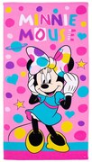Πετσέτα Θαλάσσης Παιδική Minnie 94 Quick Dry Pink-Multi DimCol Θαλάσσης 70x140cm Microfiber