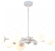 Φωτιστικό Οροφής 5012-8 70x70cm 8xG9 White Inlight