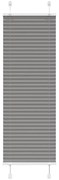 vidaXL Πλισέ περσίδα Ανθρακί 50x150 cm Πλάτος υφάσματος 49,4 cm