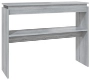 vidaXL Τραπέζι Κονσόλα Γκρι Sonoma 102x30x80 εκ. Επεξεργασμένο Ξύλο