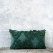 Μαξιλάρι Διακοσμητικό (Με Γέμιση) Amadeo Dark Green Nima 30X60 100% Βαμβάκι