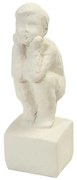 Διακοσμητική Φιγούρα RAH111K4 8x6x20,5cm White Espiel Πολυρεσίνη