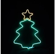 Χριστουγεννιάτικο Δέντρο NEON LED IP44 38.5X54CM X082003419 ACA-X082003419-Πράσινο X082003419