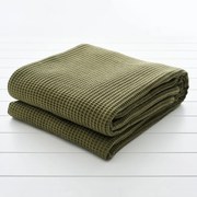 Κουβέρτα Πικέ King Size (260x250) Vesta 1080 Κυψέλη Χακί