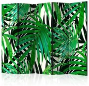 Διαχωριστικό με 5 τμήματα - Tropical Leaves II [Room Dividers]