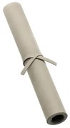 Ράνερ Τραπεζιού Nupo Medium Light Γκρι Ανακ. Δέρμα 38,5x140cm LIND DNA