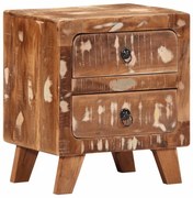 Κομοδίνο 40x32x46 cm Στερεό ξύλο αναγεννημένο