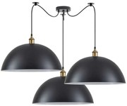 Φωτιστικό Οροφής Magnum 77-8701 50x31,5cm 3xE27 60W Bronze-Black Homelighting