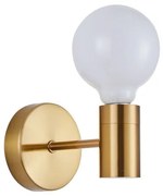 Απλίκα Φωτιστικό Τοίχου 1xE27 Adept Homelighting-77-8252-Χρυσό 77-8252