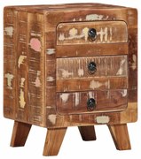 Κομοδίνο 37x32x50 cm Στερεό ξύλο αναγεννημένο