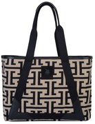 Τσάντα Θαλάσσης 3840 35x42x12 Beige-Black Greenwich Polo Club