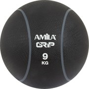 Amila Μπάλα Medicine Grip 9kg σε Μαύρο Χρώμα (84759)