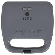 Τοστιέρα 2 Θέσεων Aroma 06-10010 750W Grey Estia Μέταλλο,Πλαστικό