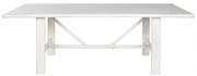 Τραπεζαρία Home ESPRIT Λευκό Ξύλο από Μάνγκο 213,4 x 96,5 x 76,2 cm