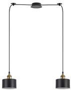 SE21-BR-10-BL2-MS1 MAGNUM BRONZE Black Metal Shade Pendant+ HOMELIGHTING 77-8763