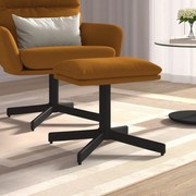Υποπόδιο Καφέ 60x60x36 εκ. Βελούδινο 341634