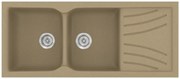 Sanitec Classic 332 Metallic Cream Ένθετος Νεροχύτης 80cm
