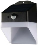 Ηλιακό Επιτοίχιο Φωτιστικό LED PANDA 2W 200lm IP65 με Αισθητήρα Κίνησης PIR-Τοποθέτηση 2σε1 Μαύρο 10309 VTAC 10309 Μαύρο