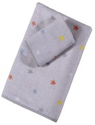 Πετσέτες Βρεφικές Little Star (Σετ 2τμχ) Grey Nef-Nef Σετ Πετσέτες 70x140cm 100% Cotton