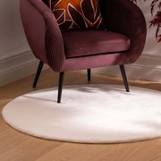 Στρογγυλό Χαλί Γούνινο (Φ118) A-S Automne Ivoire 204444B